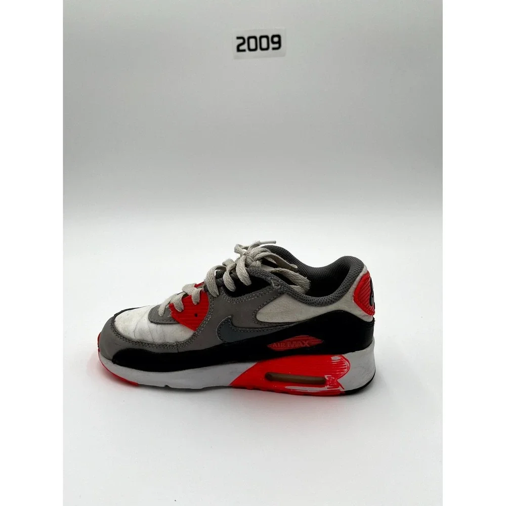 Nike Kids Sneakers Gray White Red
